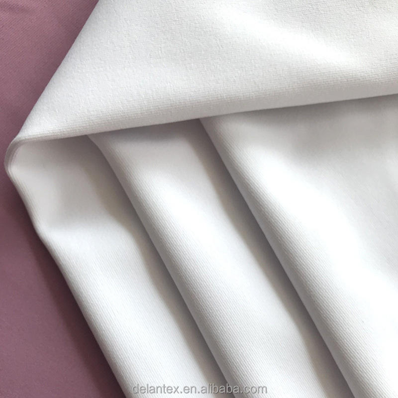 90% Nylon 10% Spandex Printing Fabric Sport Sublimate Fabric White