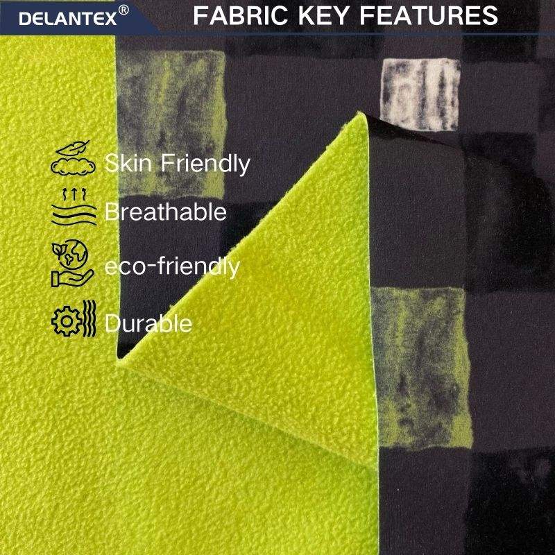 Delantex High Quality Tear-Resistant 300gsm Soft Shell Garments Fabric for Outdoor Sport