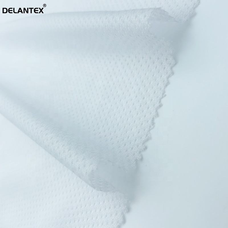 Wholesale 75D/36F White Holes Polyester Bird Eye Mesh Fabric for Lining