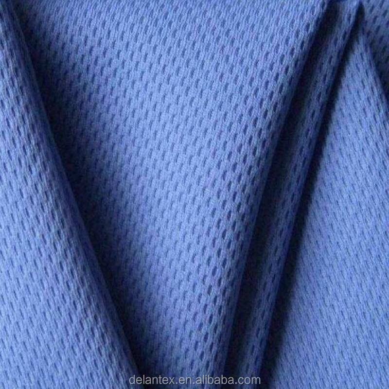 100 Polyester Bird Eye Mesh Micro Pique Telas Textiles Fabrics