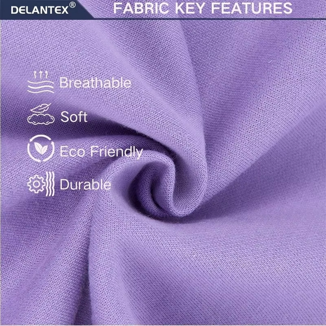 Delantex Polyester scuba Suede Fabric Stock Lot Fabric