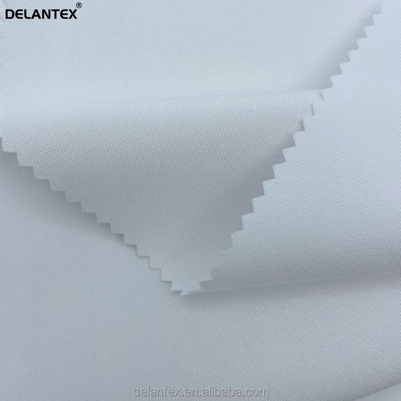 Delantex White Sublimable Fabric 100% Polyester Encryption Woven Material