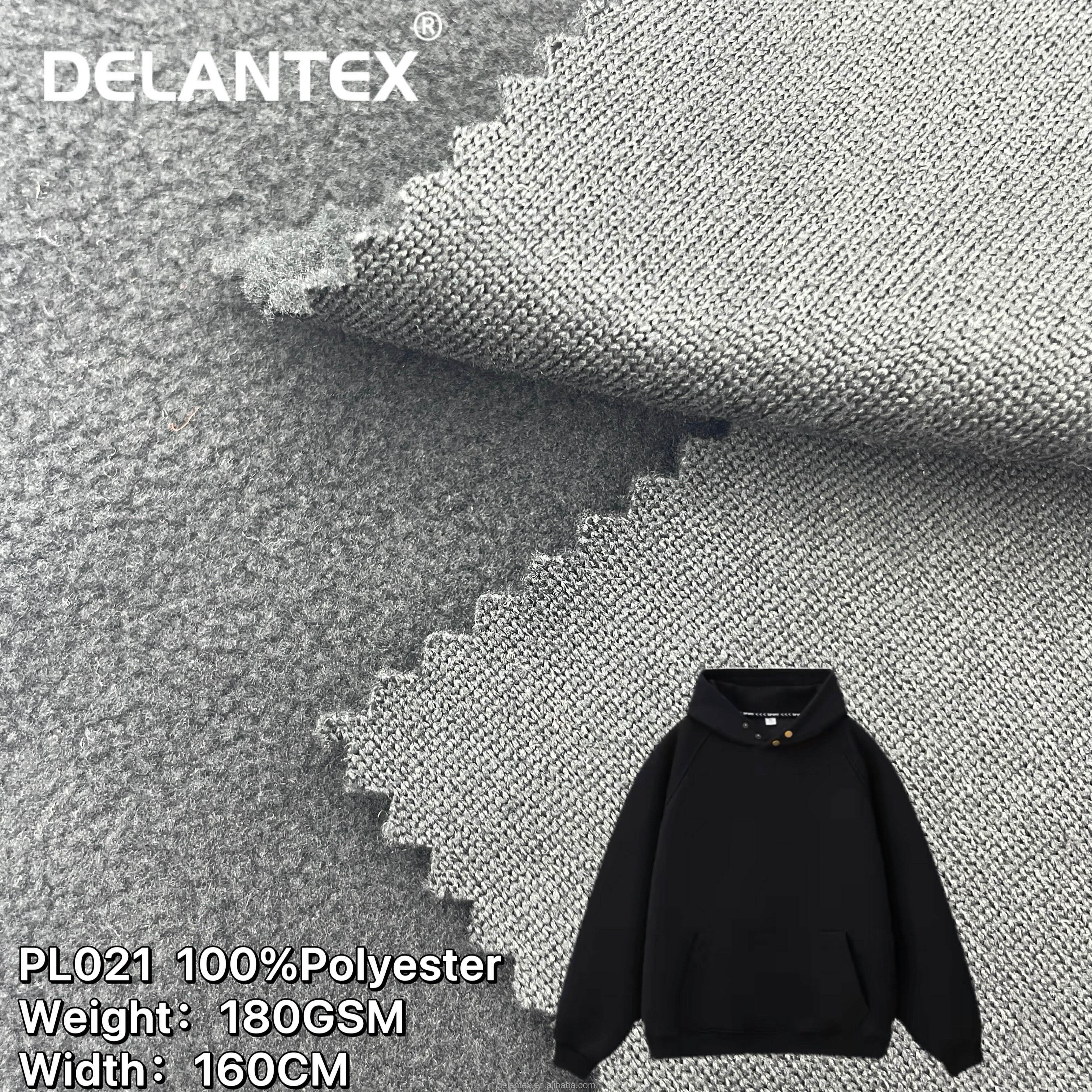 Delantex 100D/144F 1 Sided Brushed Single Sided Fleece Material Fabric