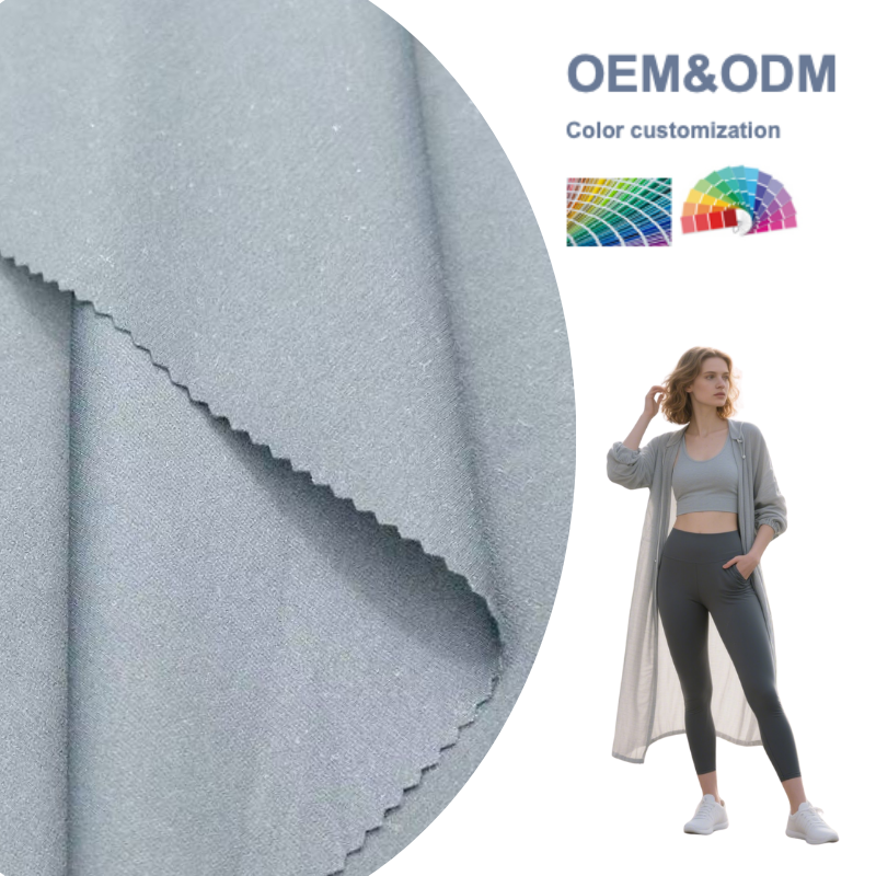 Delantex 140gsm 82%nylon 18%spandex High Quality Yoga Clothing Fabric