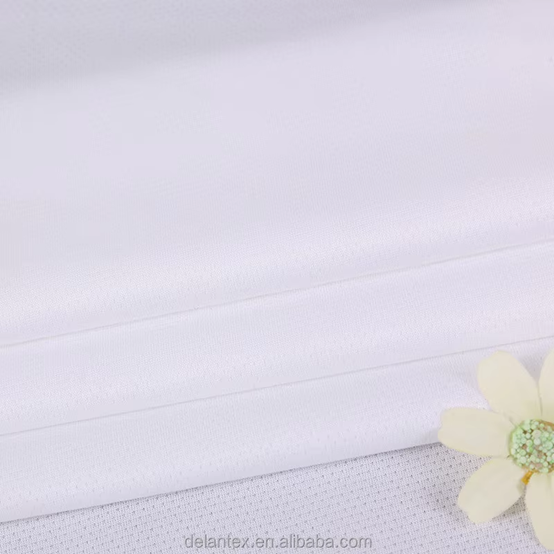 Delantex 100% Polyester Mesh Fabric Nika 145 145GSM 160cm Sublimation Fabric Anti Yellow