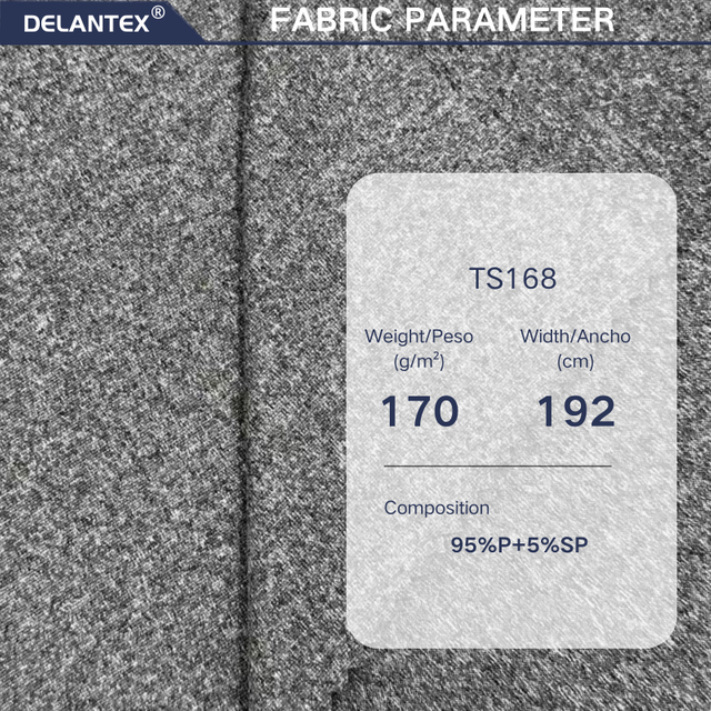 Delantex 95%polyester 5%spandex High Quality Cation Ladies' Clothing Fabric