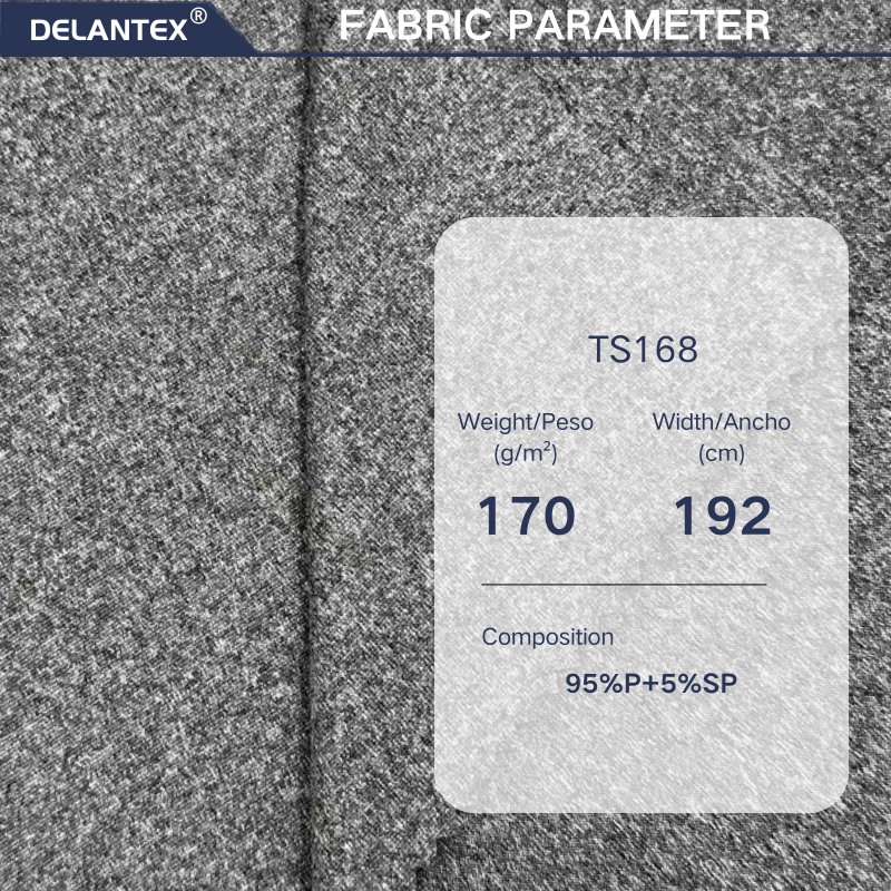 Delantex 95%polyester 5%spandex High Quality Cation Ladies' Clothing Fabric