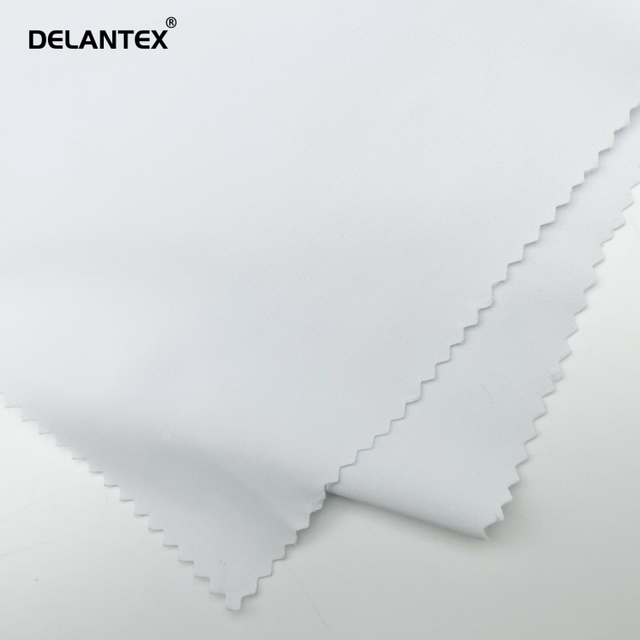 Delantex 80%Polyester 20% Spandex 50D Interlock White Sublimation Fabric for Printing Anti Yellow