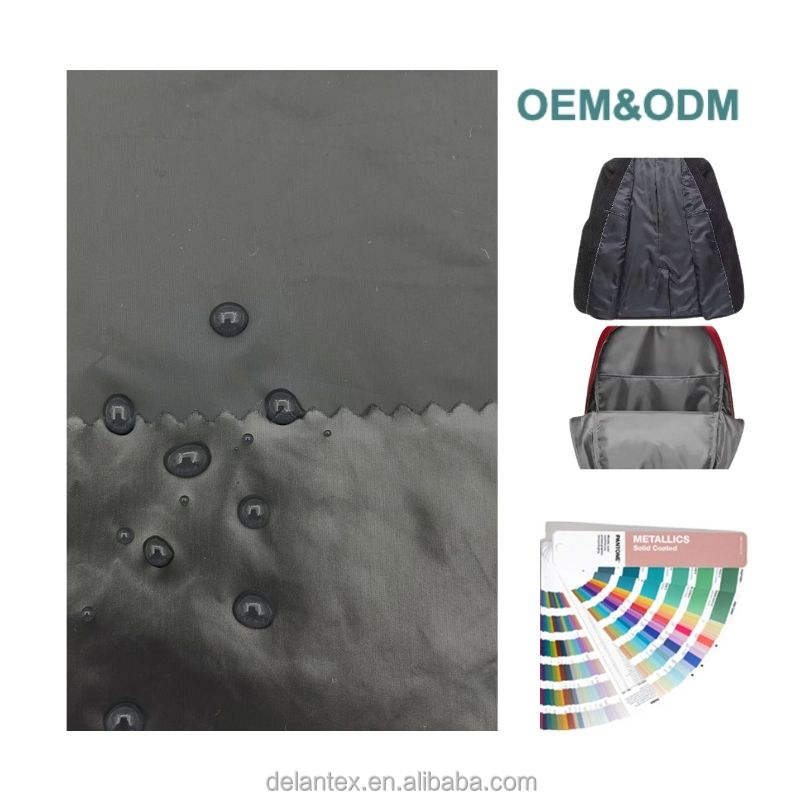 Delantex Water Resistant Plaid Taffeta Fabric for Garment, Bag and Mouth Bag Lining