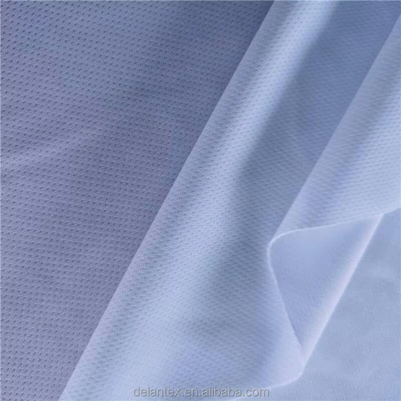 Delantex Bird Eye Mesh Fabric White for Sublimation