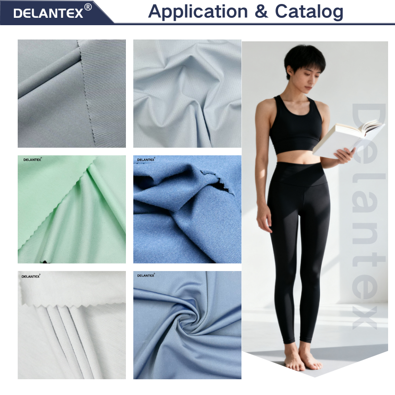Delantex 160cm 75gsm Wear Resistant and Anti-static Yoga Pants Fabric