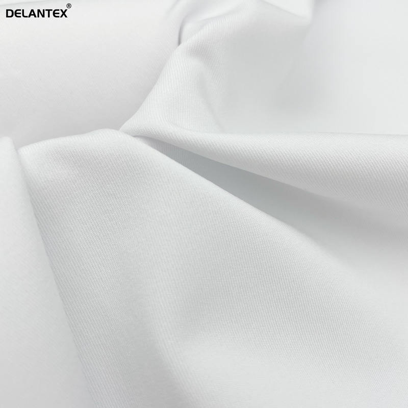 Delantex High Stretch Double Faced Sport Fabric for Girls 80% Polyester 20% Spandex Breathable Interlock for Sportswear