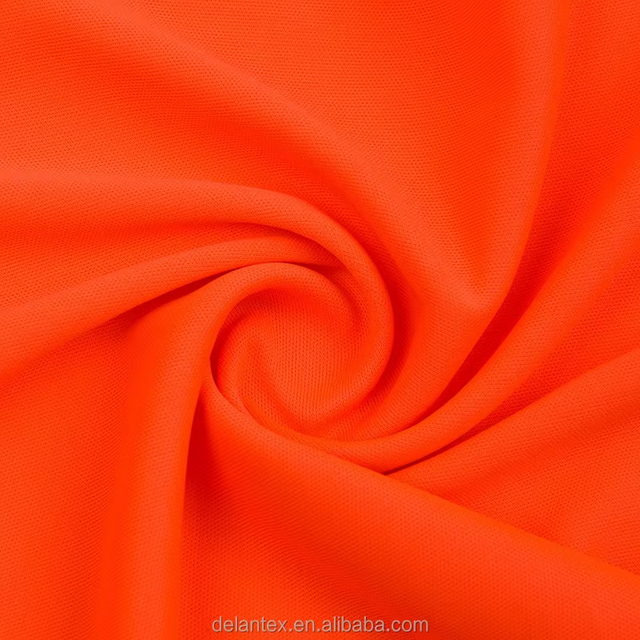 Delantex 100% Polyester 75D/72f DTY Micro Interlock Fabric for T-Shirt Dri Fit Fabric