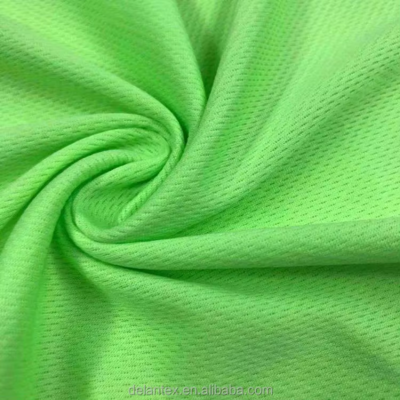 Delantex 100 Polyester Hight Quality Fa-Ke Mesh Brid Eye Fabric 160GSM 160cm