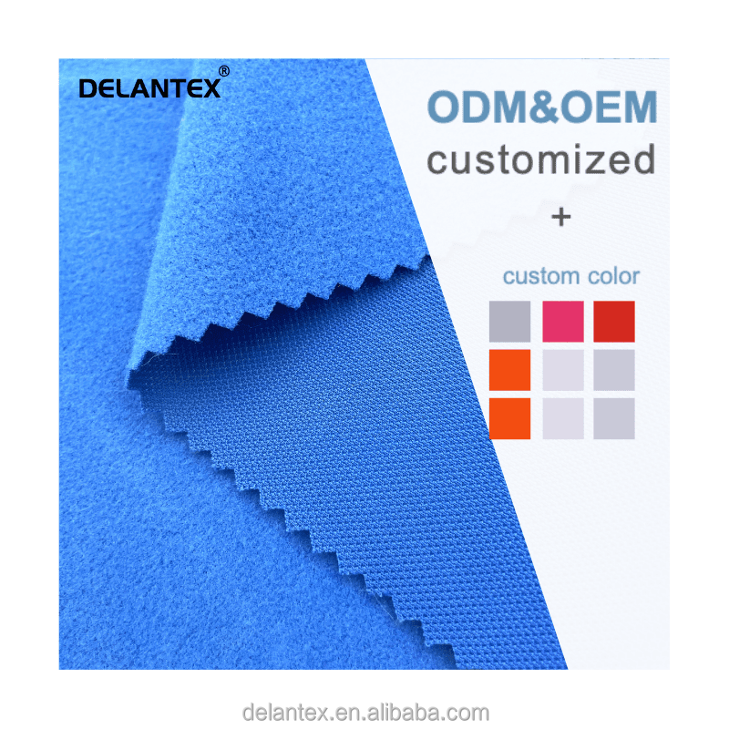 Delantex Anti-static with High Quality Super Poly Mesh Fleece Fabric for Garment