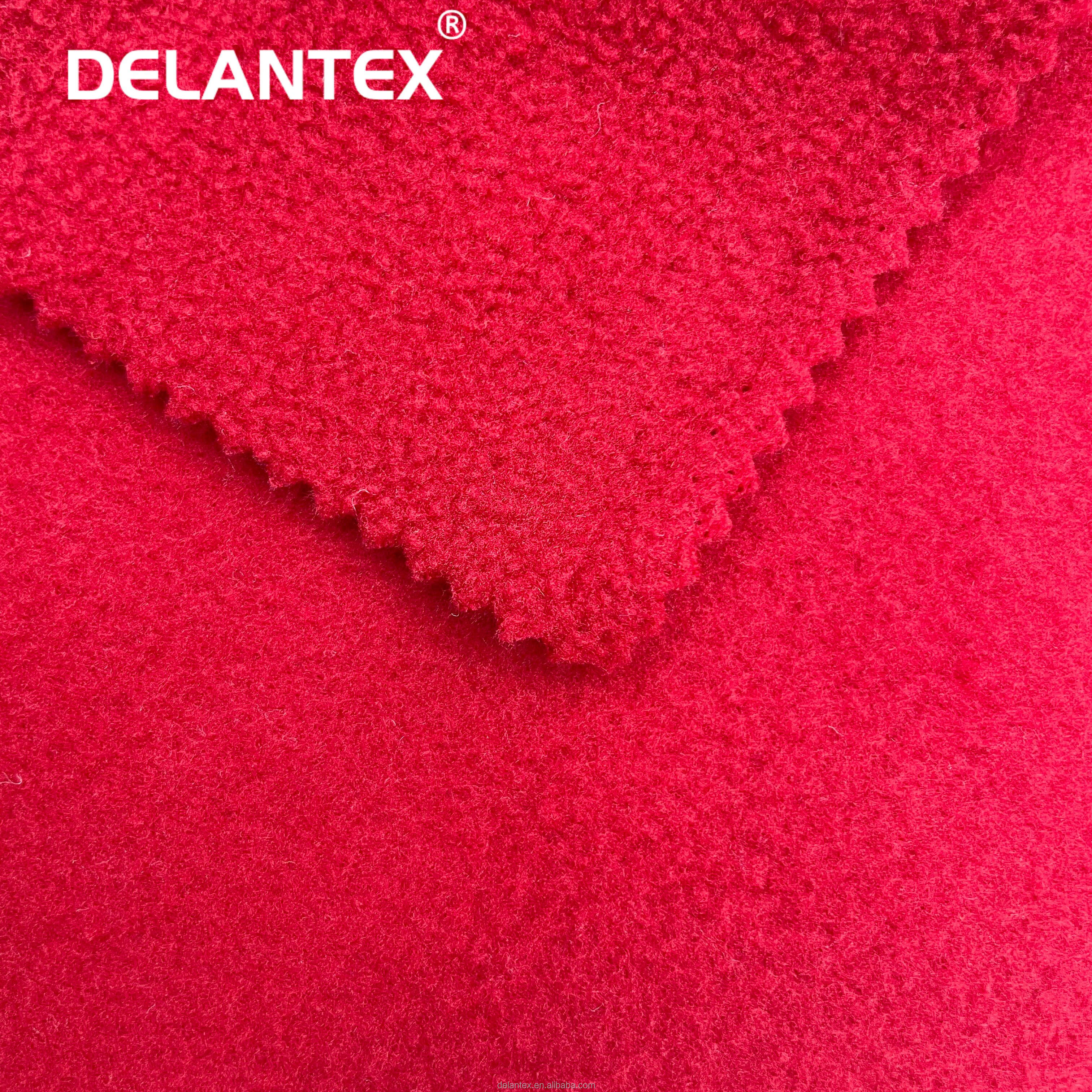 Delantex Hot Sale Good Quality Polyester Fleece Fabric Make to Order Design
