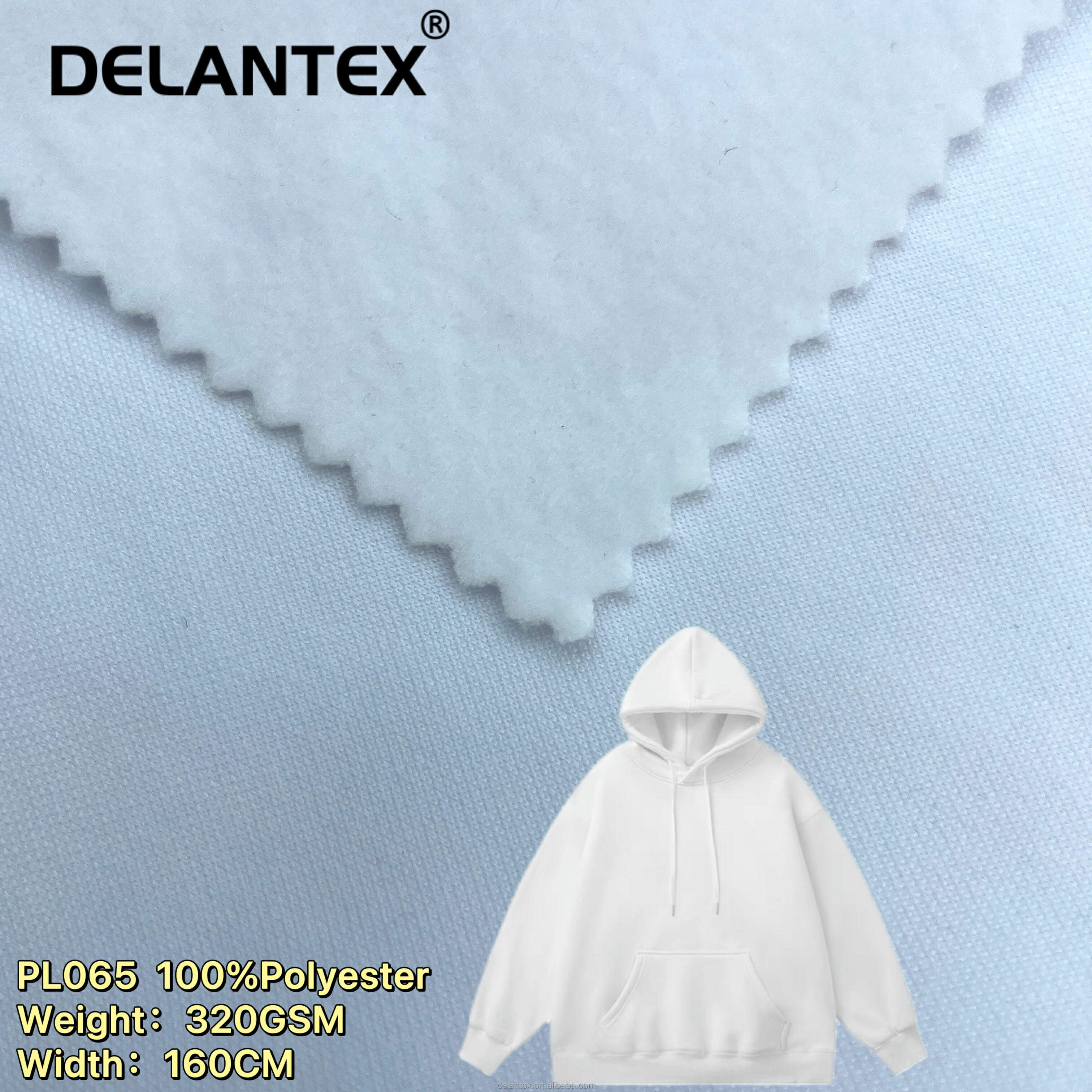 Delantex Buy Single Soft and Comfortable Polyester Polar Fleece Fabric with Cheap Price