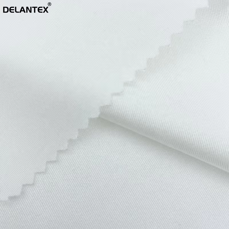 Delantex Dry Fit 90%polyester 10%spandex Yoga Wear T-shirt Fitness Sports Fabric
