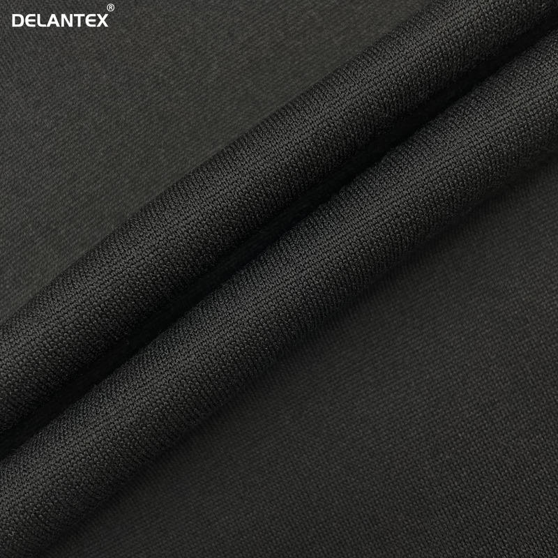 Delantex 100%polyester 200GSM Elastic Dty One Side Brushed Polar Fleece Fabric for Hoodie Jacket