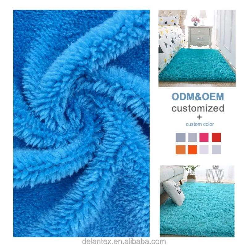 Delantex Hot Sale Warm Breathable Soft Multicolour Sherpa Fabric for Lining