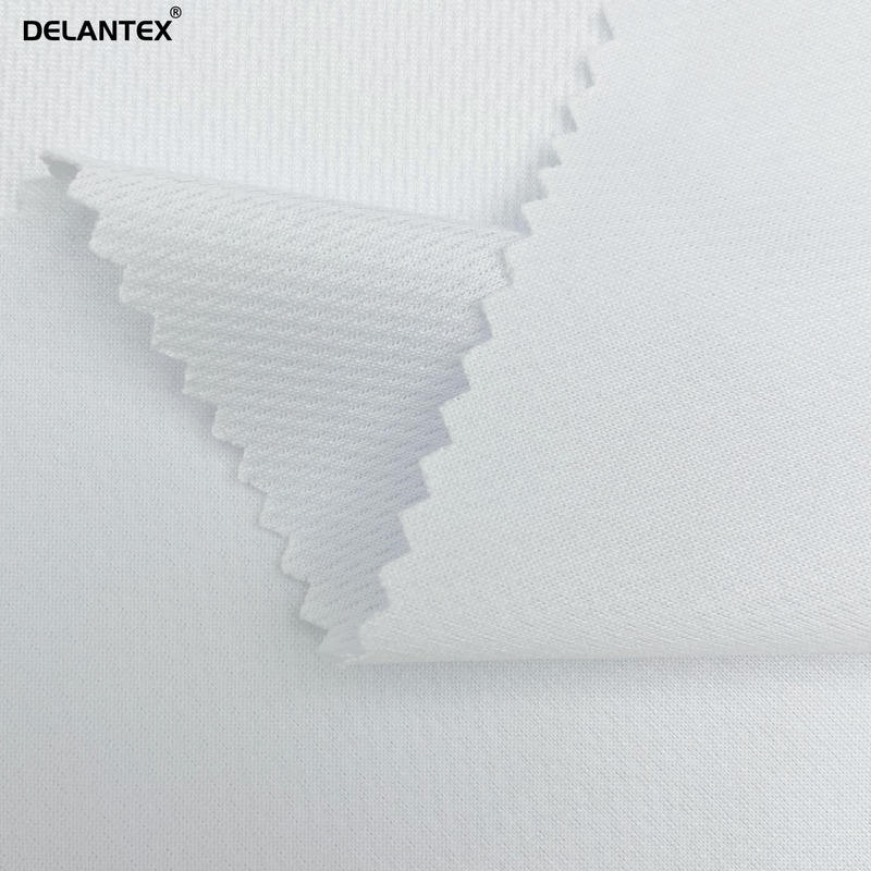 Delantex 75/36 Breathable Bird Eye Mesh Fabric for Moisture Wicking Sport T-shirt