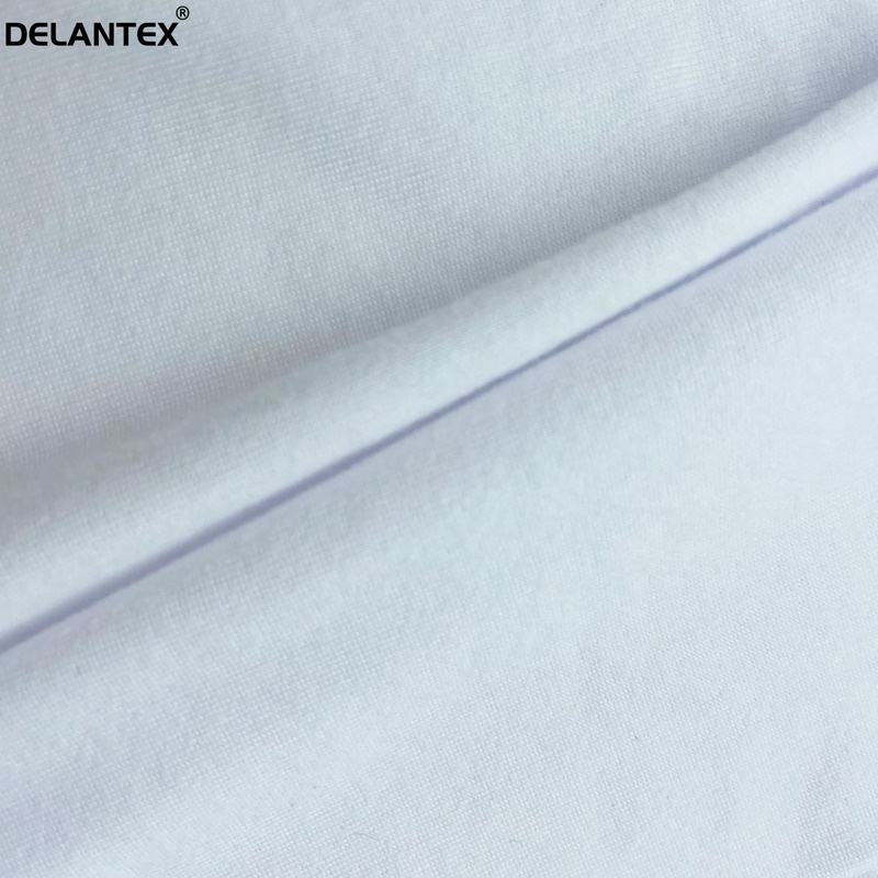Delantex Breathable 95% Polyester 5% Spandex Single Jersey Knit Fabric for T-Shirt Yoga Clothes