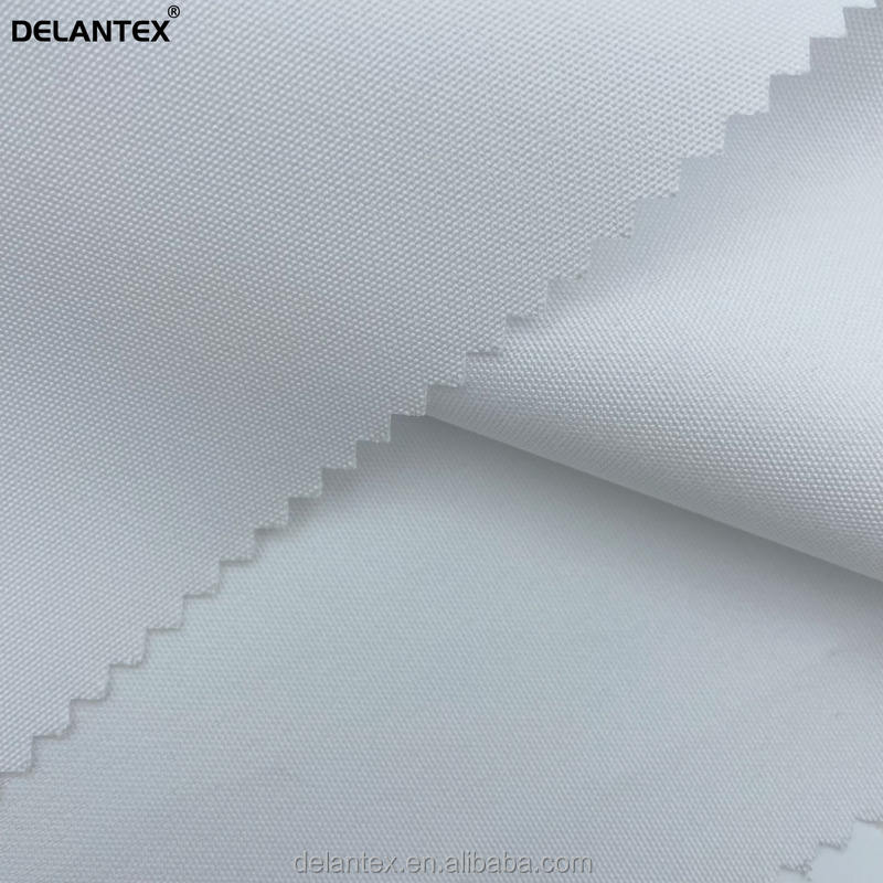 Anti-pill White Plain Weave Encryption Workwear Uniform Fabric Wholesale