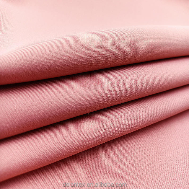 Delantex Breathable Nylon Spandex Stretch Swimwear Fabric Knit Fabric Four-way Stretch Fabric for Sports Yoga Clothing