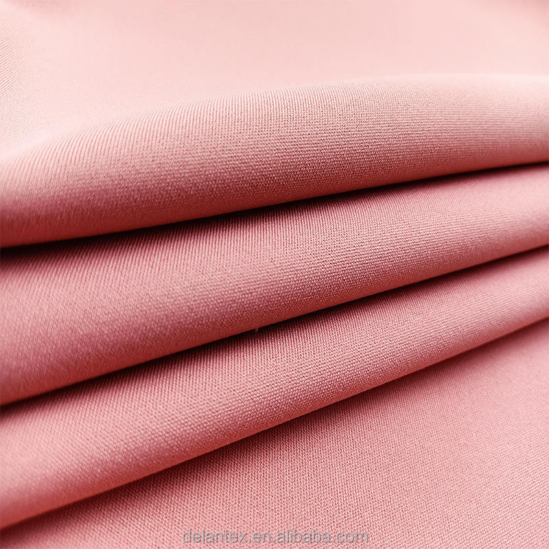 Delantex Breathable Nylon Spandex Stretch Swimwear Fabric Knit Fabric Four-way Stretch Fabric for Sports Yoga Clothing