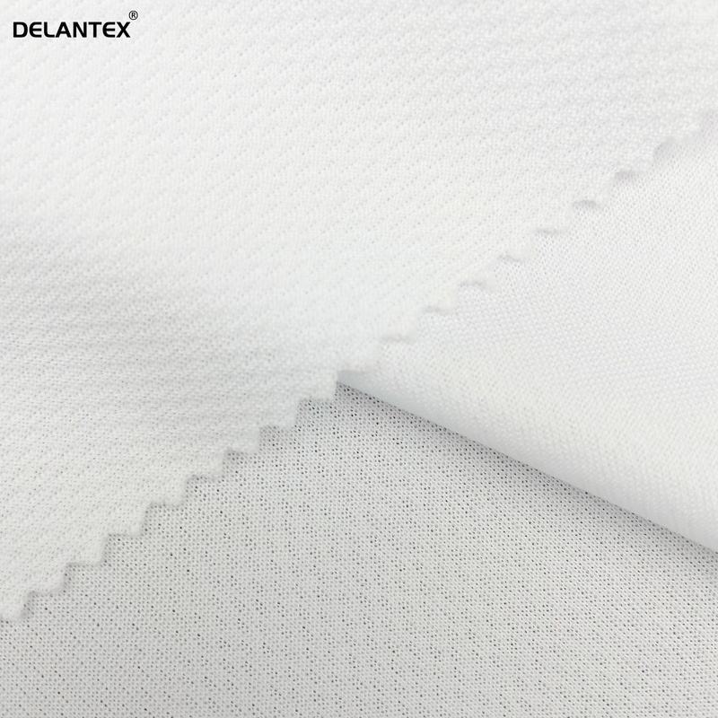 Delantex Dry Fit Textile 75D/36f Drop Design Mesh Jersey Fabric 135GSM 185cm Free Sample
