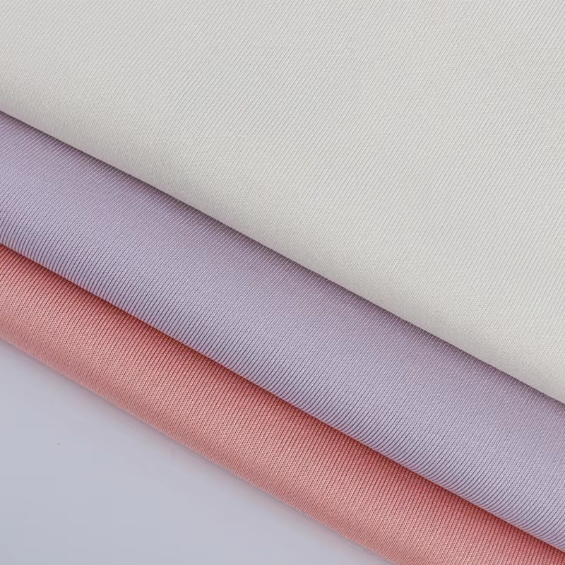 Delantex Sports Cloth Polyester Spandex Knitting Single Jersey Fabric