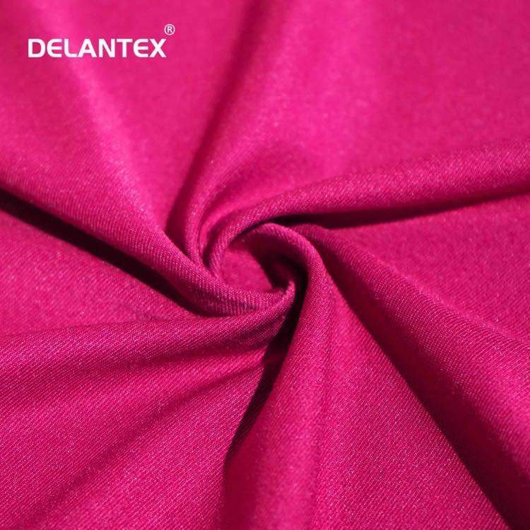 Delantex High Quality 78%Polyester 22%Spandex Polyester Spandex Sportswear Fabric Yoga Fabric for Gym Fabric Free Sample