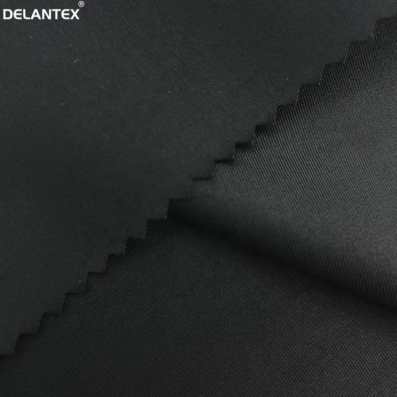 Hot Sale Black 86% Recycle Polyester 14%spandex Jersey Wholesale Fabric Suppliers Free Sample