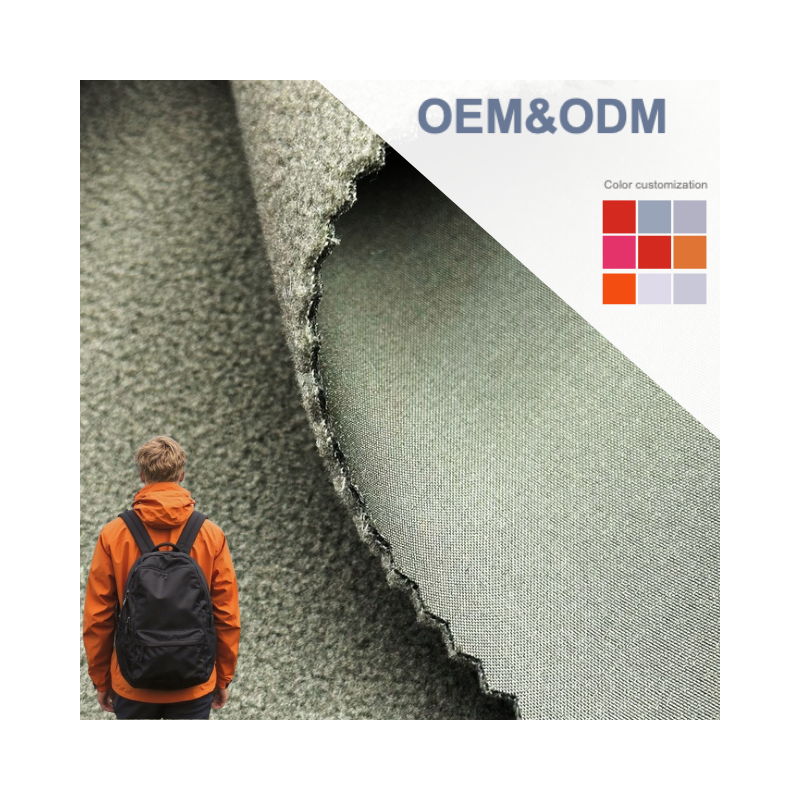 Delantex Soft Shell Fabric Waterproof Softshell Jacket Fabric Water-Repellent Polyester Fabric for Outdoor Use