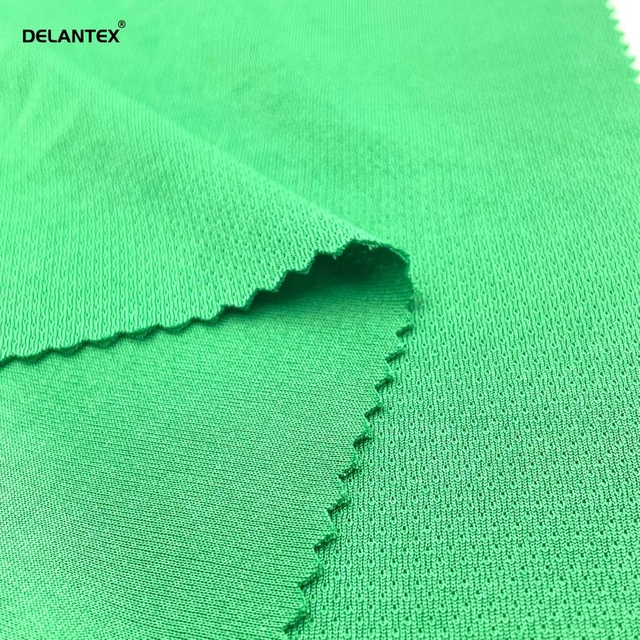 Delantex 100% Polyester Fabric for Sportswear Clothing Breathable Sports Dry Fit Mesh Jersey Fabric Free Sample