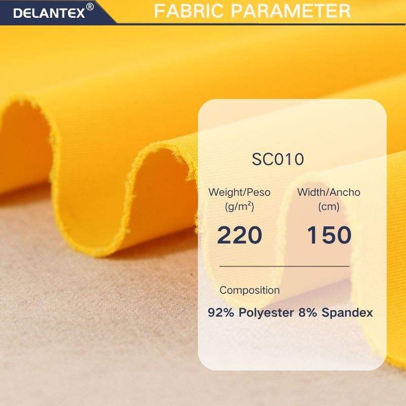 Delantex Dry Fit Moisture Wicking Model Polyester Spandex 250gsm scuba Fabric for Sports Garment T-shirts