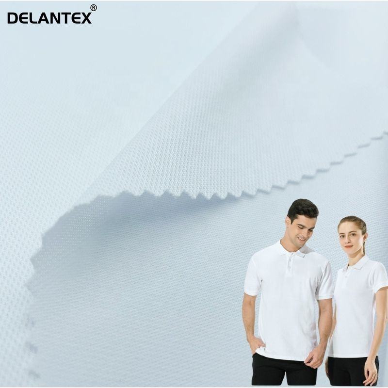 Light Weight 100% Polyester Soft Wicking Bird Eye Mesh Cloth Fabric Supplier Tejido Pique 100 Poliester Fabric Free Sample