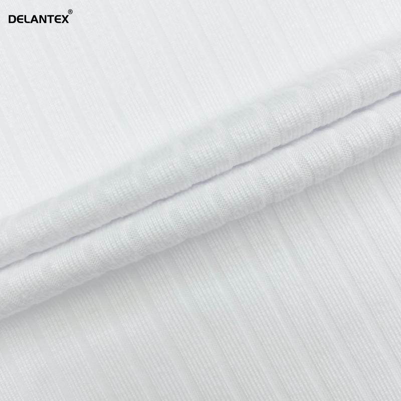Delantex Elastic Fabric Sublimation 200 Gsm Rib Jersey Brushed Fabric for Girls' T-Shirts Sleepwear Use Free Sample