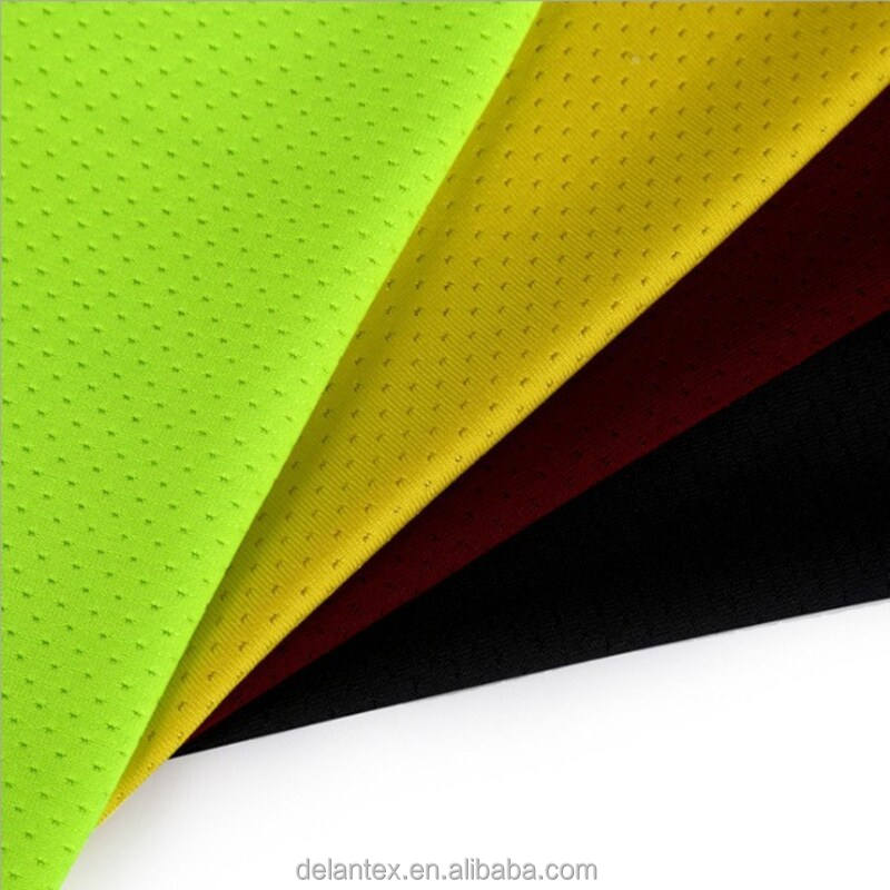 92 Polyester 8 Spandex 140GSM Spider Mesh Fabric White for Sublimation Free Sample