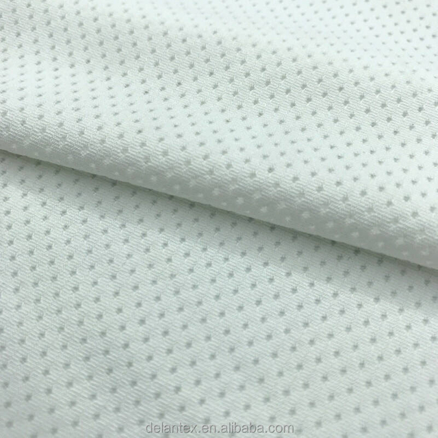 92 Polyester 8 Spandex 140GSM Spider Mesh Fabric White for Sublimation Free Sample