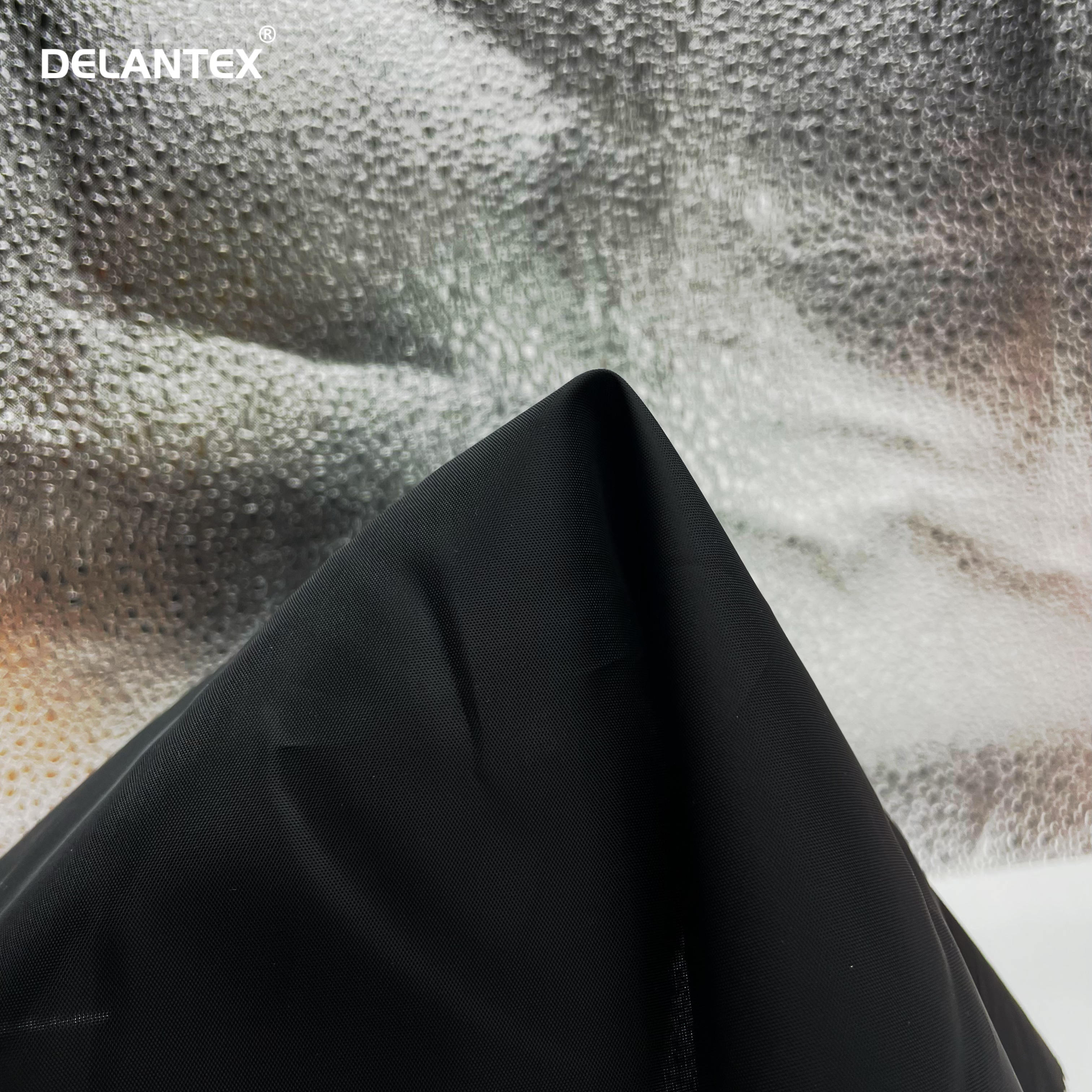Delantex Wholesale 210T Polyester Taffeta Fabric Outdoor Windproof 100% Polyester Taffeta Fabric for Sleeping Bag