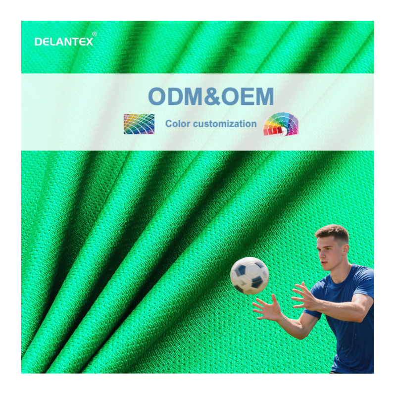 Delantex Polyester Mesh Fabric for Sublimation Football Jersey Material