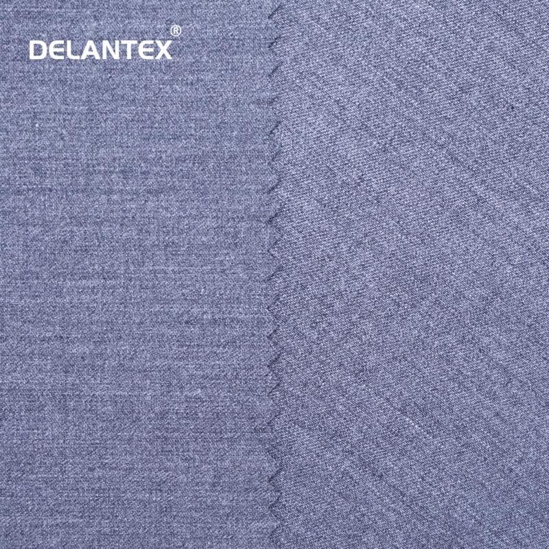 Delantex 63% Polyester 34% Rayon 3% Spandex Fabric for Scrubs Medical Uniform 180GSM Polyester Viscose Fabric Free Sample