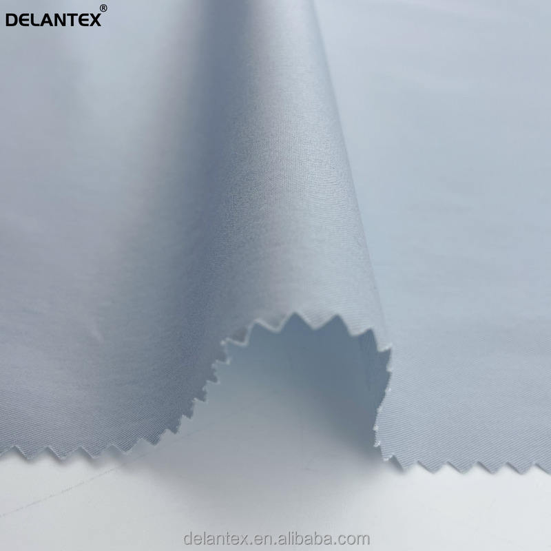 Delantex Cotton and Nylon Stretch Twill Fabric for Corporate Uniform Suiting Fabric