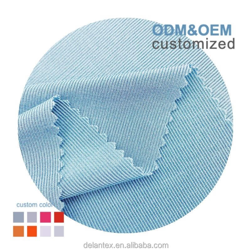 Delantex High Elastic Soft Ice Silk Rib Quick-drying Jersey Fabric Wholesaler Ice Jersey Fabric for Cool T-shirt Free Sample