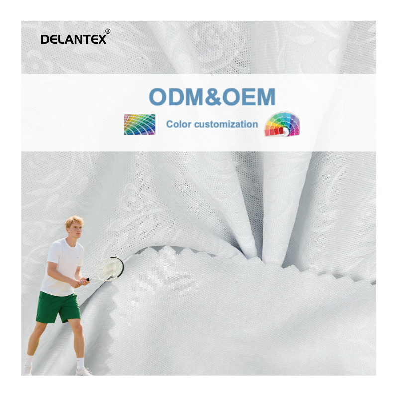Delantex Sports Breathable 100% Polyester Mesh Interlock Fabric Factory Direct Sales, Hot Selling in Summer