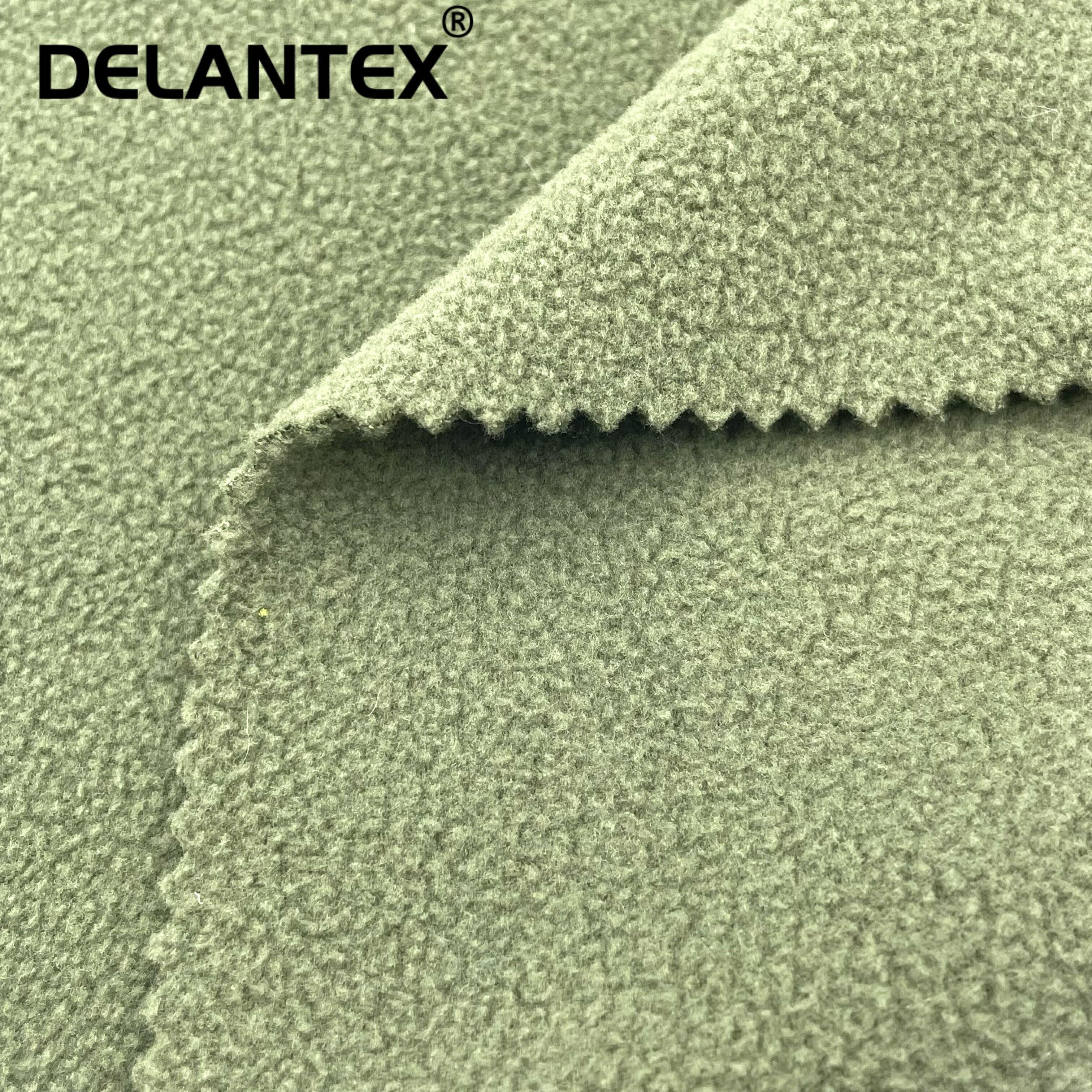 Delantex Manufacture 260GSM Polartec by the Yard Wholesale Cheap Anti Pill Fleece Fabric Free Sample