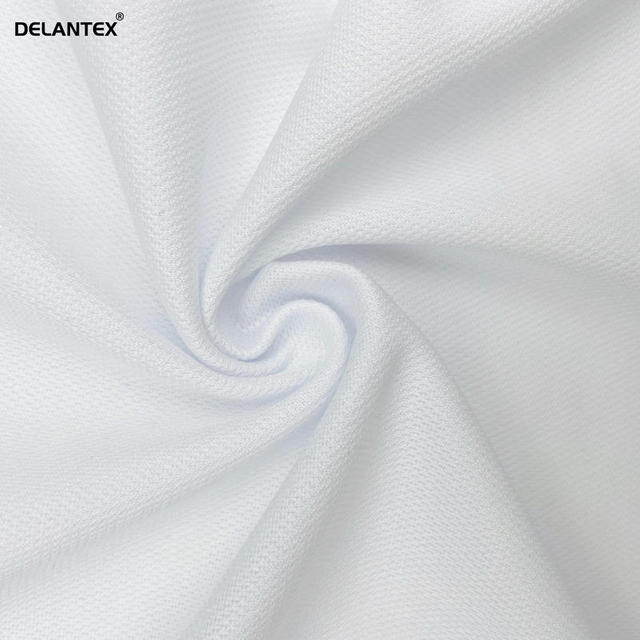 Delantex 100% Polyester 2-Way-Stretch Breathable Bird Eye Mesh Fabric for Football Garment Diapers and Outdoor Use