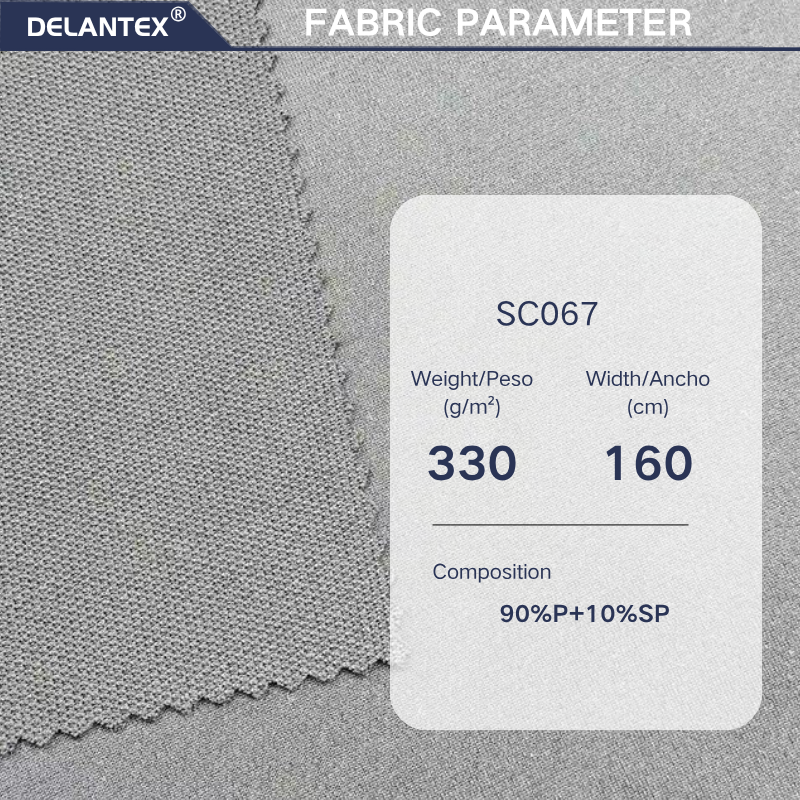 Delantex 160CM 330GSM Door Width and Weight High Quality 4-sided Elastic scuba for School Uniforms and Sports Apparel