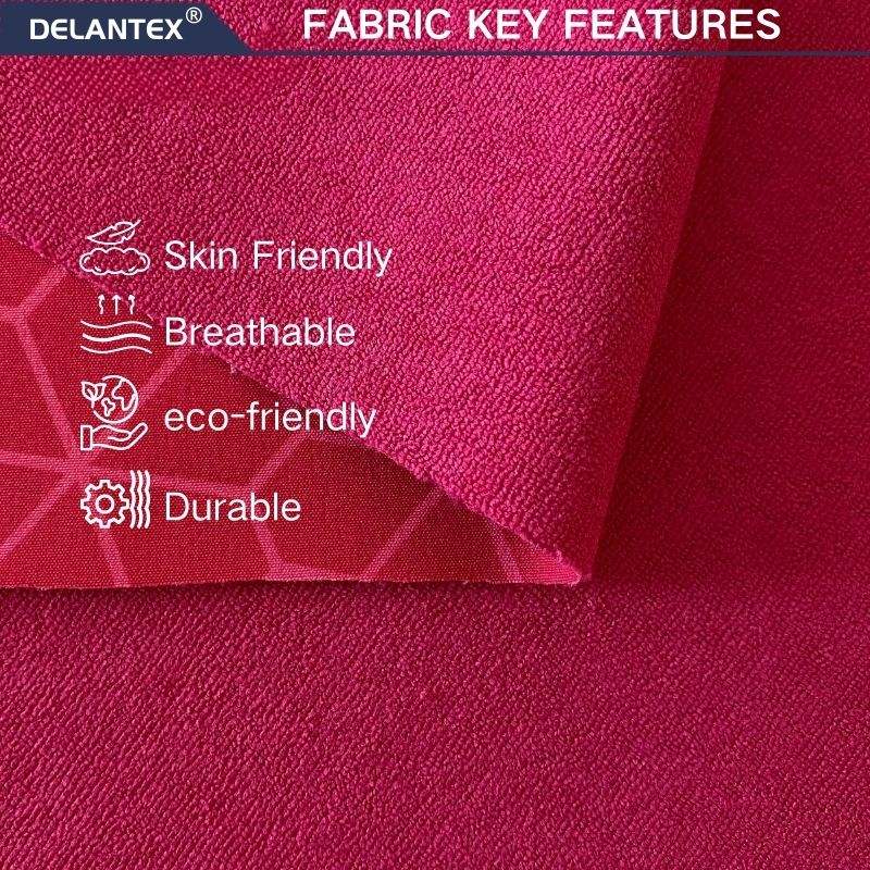 Delantex 100% Polyester Polar Outdoor Fabrics 3-Layer Bonded Laminated Waterproof for Garments and Lining for Girls Free Sample